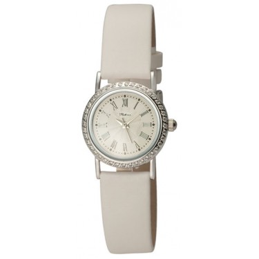 Женские серебряные наручные часы Platinor 98106.220