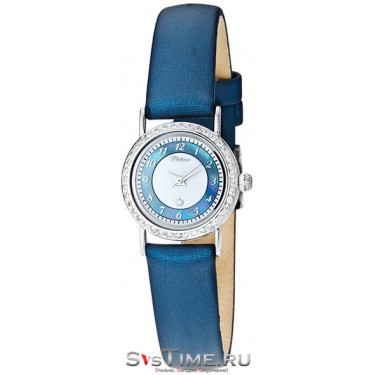 Женские серебряные наручные часы Platinor 98106.613