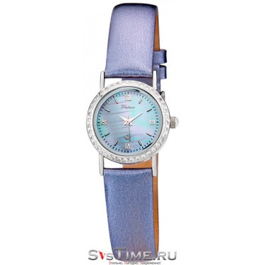 Женские серебряные наручные часы Platinor 98106.616
