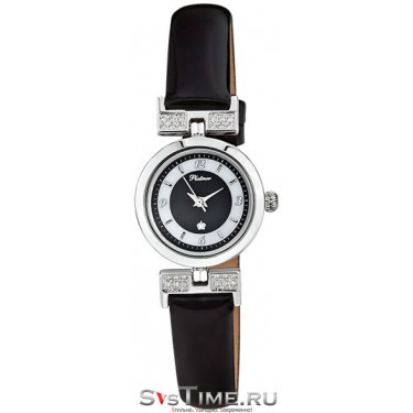 Женские серебряные наручные часы Platinor 98206.124