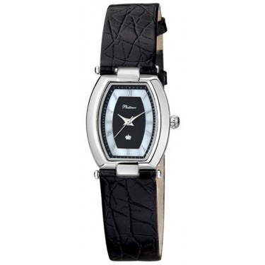Женские серебряные наручные часы Platinor 98600.319