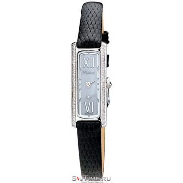 Женские серебряные наручные часы Platinor 98706.316