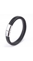 WowMan Jewelry WM1011 Band Silver Buckle