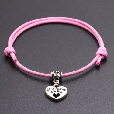 Браслет WowMan Jewelry WM1012 Paw Pink