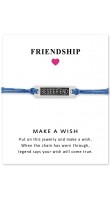 WowMan Jewelry WM1013 Blue Best Friend