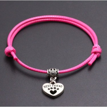 Браслет WowMan Jewelry WM1031 Hot Pink Heart