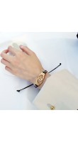 WowMan Jewelry WM1036 gold handcuff black