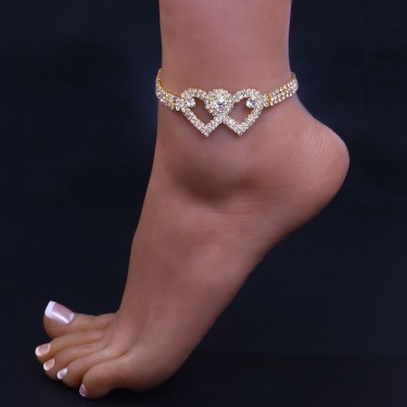 Браслет WowMan Jewelry WM1051 Heart Shape Anklet
