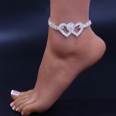 Браслет WowMan Jewelry WM1052 Heart Shape Anklet