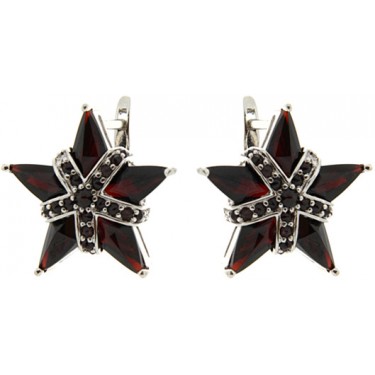 Серьги Happy Garnets G2004