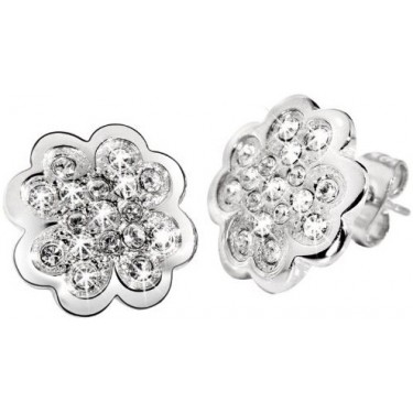 Серьги Morellato SMK16 LUCKY EARRINGS FOURLEAF W/CRYSTALS