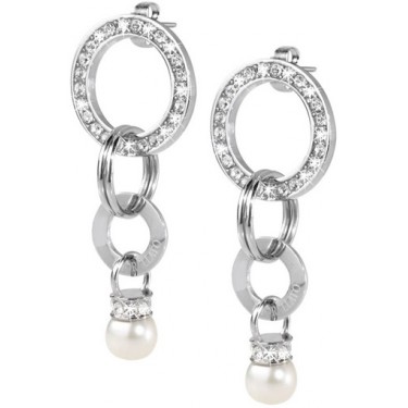 Серьги Morellato SRR06 ECLIPSE EARRING ST.STEEL W/PEARL