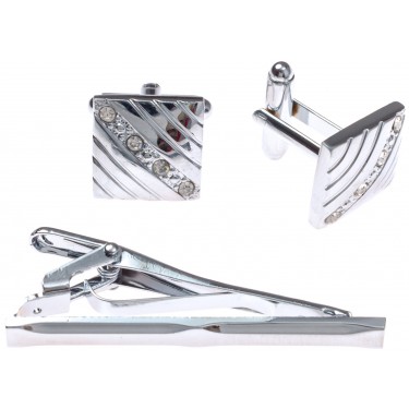 Запонки+зажим для галстука WowMan Accessories WMA0166SW-SET