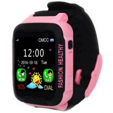 Наручные часы Smart Baby Watch K3 черно-розовые