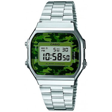 Мужские электронные наручные часы Casio A-168WEC-3E