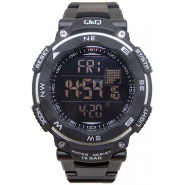 Мужские электронные наручные часы Q&Q M124-003