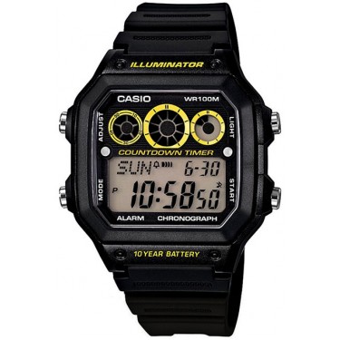 Мужские наручные часы Casio AE-1300WH-1A