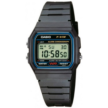 Мужские наручные часы Casio F-91W-1Y