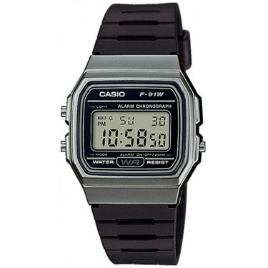 Мужские наручные часы Casio F-91WM-1B