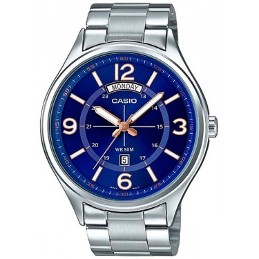 Мужские наручные часы Casio MTP-E129D-2B