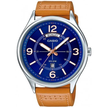 Мужские наручные часы Casio MTP-E129L-2B2