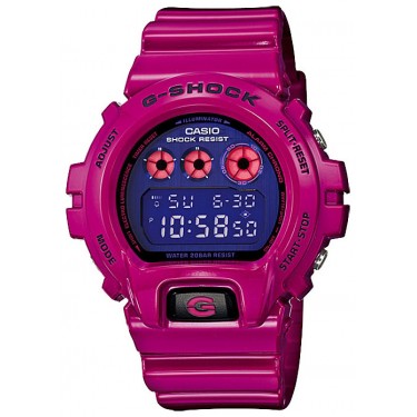 Мужские спортивные электронные наручные часы Casio G-Shock DW-6900PL-4E