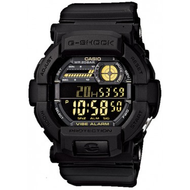 Мужские спортивные электронные наручные часы Casio G-Shock GD-350-1B