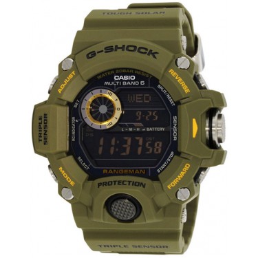 Мужские спортивные электронные наручные часы Casio G-Shock GW-9400-3E