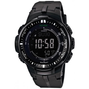 Мужские спортивные электронные наручные часы Casio Sport, Pro Trek Casio PRW-3000-1A
