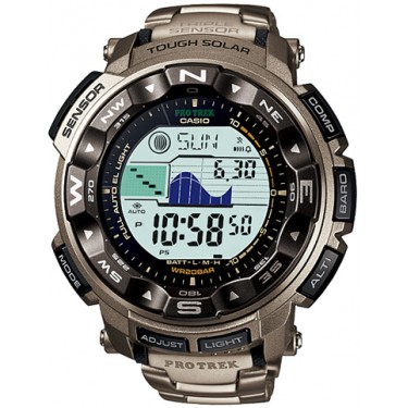 Мужские спортивные электронные наручные часы Casio Sport, Pro Trek PRG-250T-7D