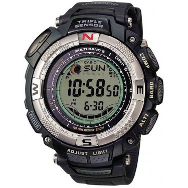 Мужские спортивные электронные наручные часы Casio Sport, Pro Trek PRW-1500-1V