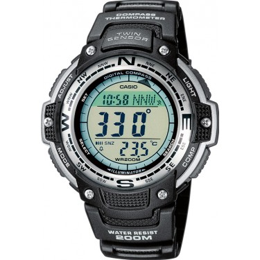 Мужские спортивные электронные наручные часы Casio Sport, Pro Trek SGW-100-1V