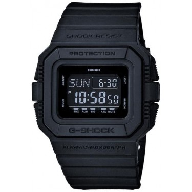 Мужские спортивные наручные часы Casio DW-D5500BB-1