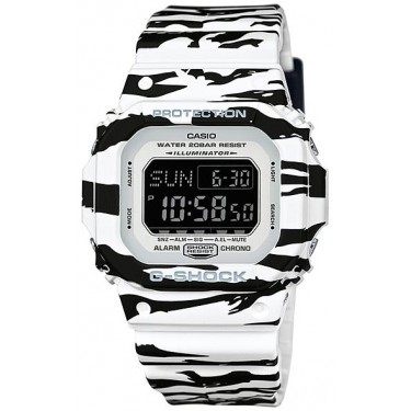 Мужские спортивные наручные часы Casio DW-D5600BW-7E