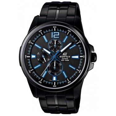 Мужские спортивные наручные часы Casio Edifice EF-343BK-1A