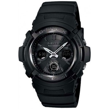 Мужские спортивные наручные часы Casio G-Shock AWG-M100B-1A