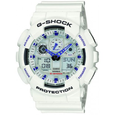 Мужские спортивные наручные часы Casio G-Shock GA-100A-7A
