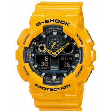Мужские спортивные наручные часы Casio G-Shock GA-100A-9A