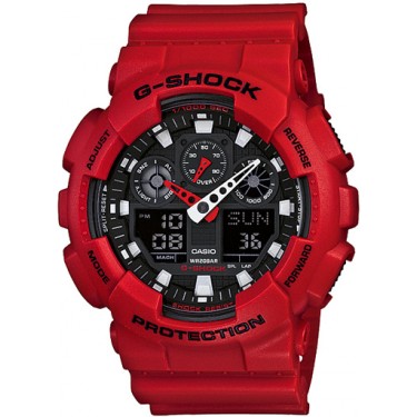 Мужские спортивные наручные часы Casio G-Shock GA-100B-4A