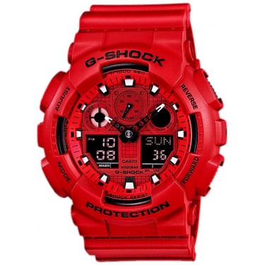 Мужские спортивные наручные часы Casio G-Shock GA-100C-4A