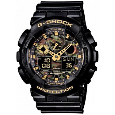 Мужские спортивные наручные часы Casio GA-100CF-1A9