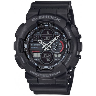 Мужские спортивные наручные часы Casio GA-140-1A1