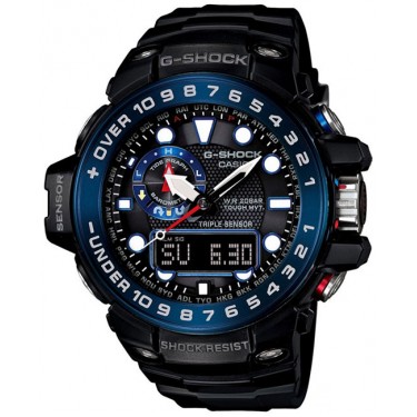 Мужские спортивные наручные часы Casio GWN-1000B-1B
