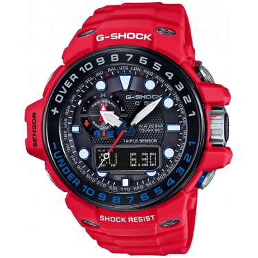 Мужские спортивные наручные часы Casio GWN-1000RD-4A
