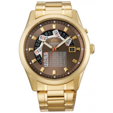 Мужские водонепроницаемые наручные часы Orient FX01001T