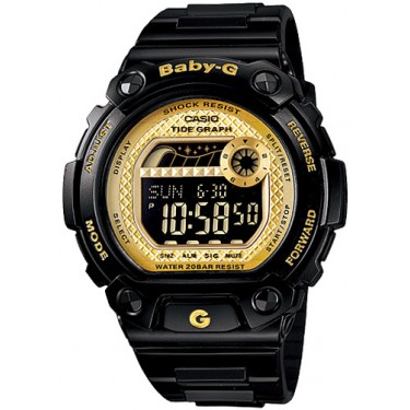 Женские электронные наручные часы Casio Baby-G BLX-100-1C