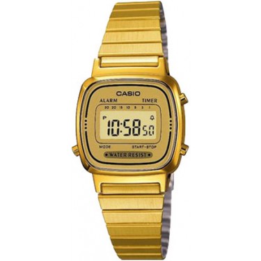 Женские электронные наручные часы Casio Collection LA-670WEGA-9E