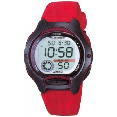 Женские спортивные электронные наручные часы Casio Sport LW-200-4A
