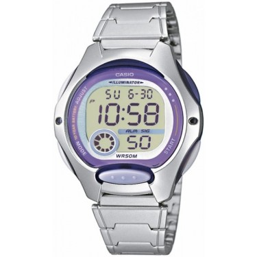 Женские спортивные электронные наручные часы Casio Sport LW-200D-6A