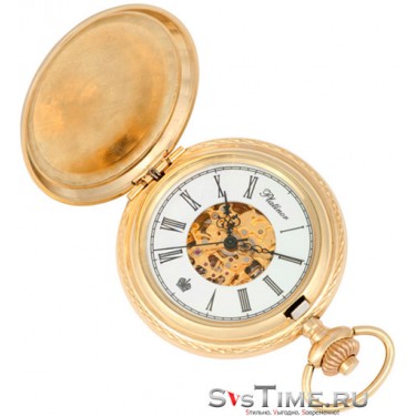 Карманные золотые часы Platinor 62060.156